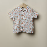 Wedoble - Short sleeve shirt with floral pattern