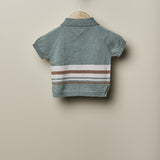 Wedoble - Short-sleeved cotton knitted polo sweater