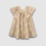 Vestido Lemon big dots de menina com bolas (Knot)