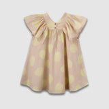 Vestido Lemon big dots de menina com bolas (Knot)