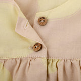 Vestido Lemon big dots de menina com bolas (Knot)
