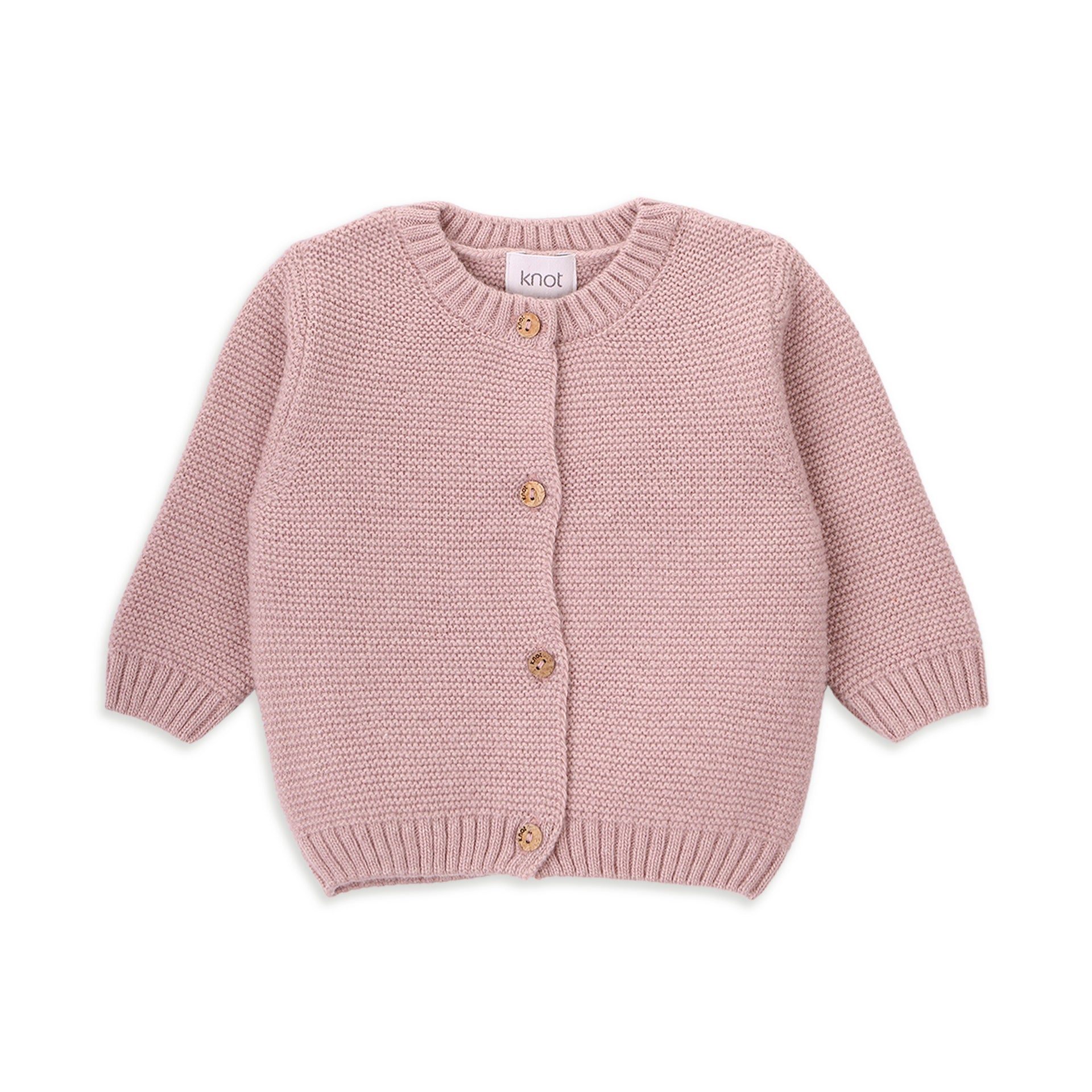 Knitted baby coat (Knot)