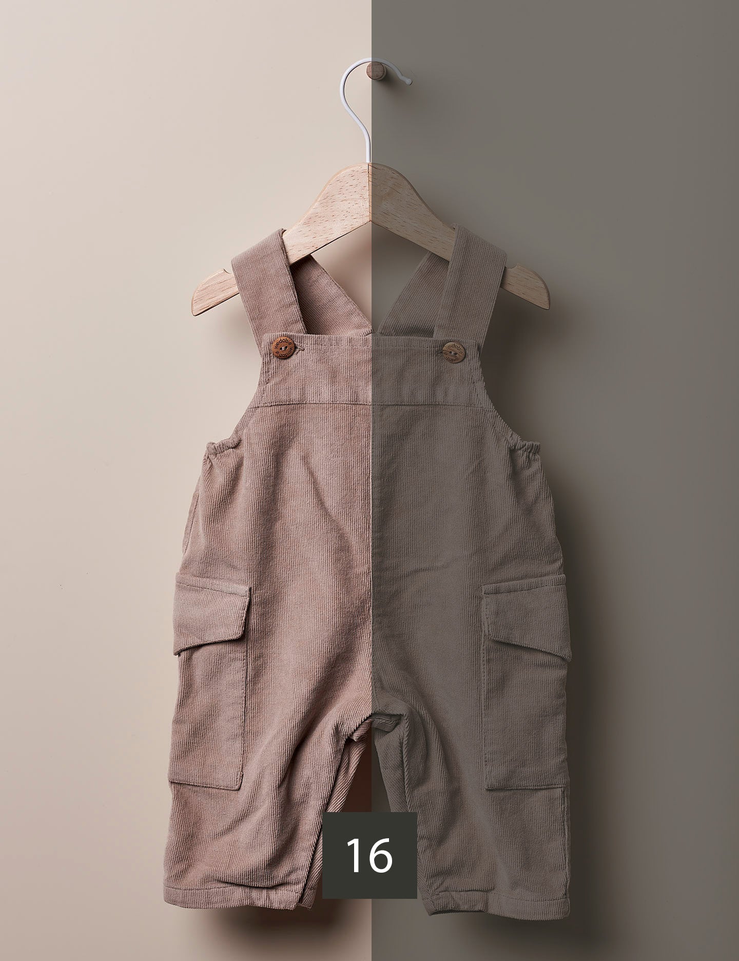 Corduroy dungarees (Wedoble)