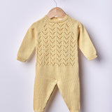 Babygrow tricotado em algodão orgânico (Wedoble)