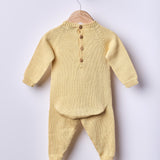 Babygrow tricotado em algodão orgânico (Wedoble)