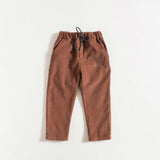 Grace Baby And Child - Calças Bombazine Chestnut
